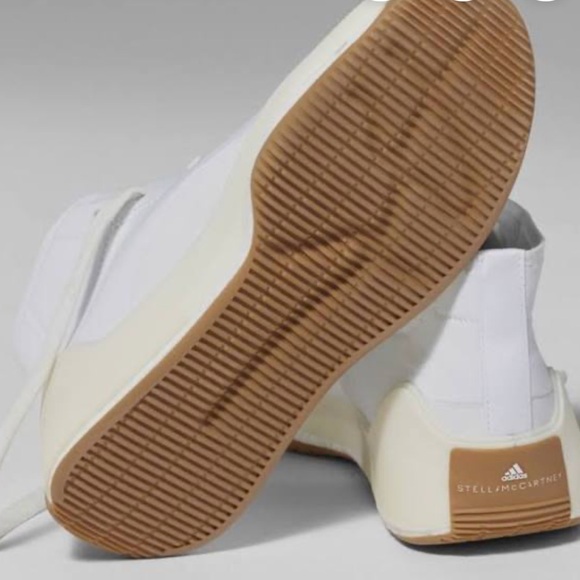 ADIDAS BY STELLA MCCARTNEY X TREINO MID WHITE GUM SIZE 6 - Picture 3 of 14